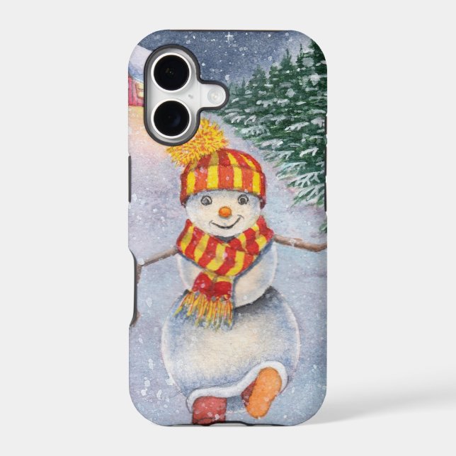 Christmas snowman walking (Back)