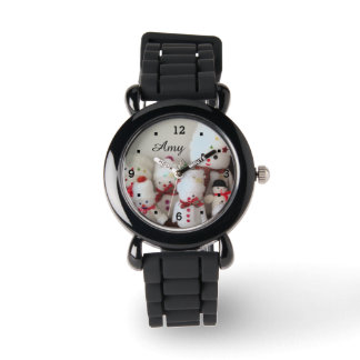 Christmas snowman watch