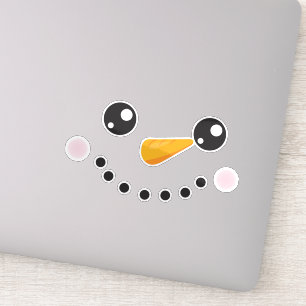 Christmas Snowman, White Snowman, Carrot Nose