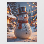 Christmas Snowman Window Cling<br><div class="desc">christmas snowman window cling</div>