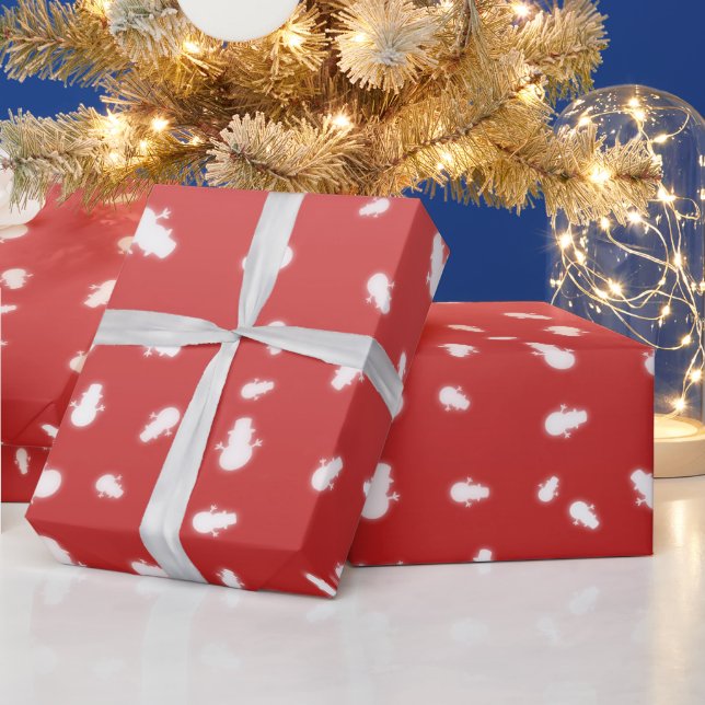 Christmas Snowman Wrapping Paper (Holidays)
