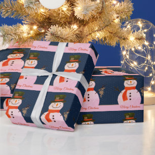 Christmas Snowman Wrapping Paper