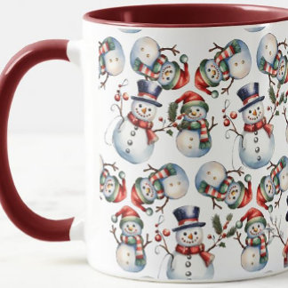 Christmas Snowmen Mug