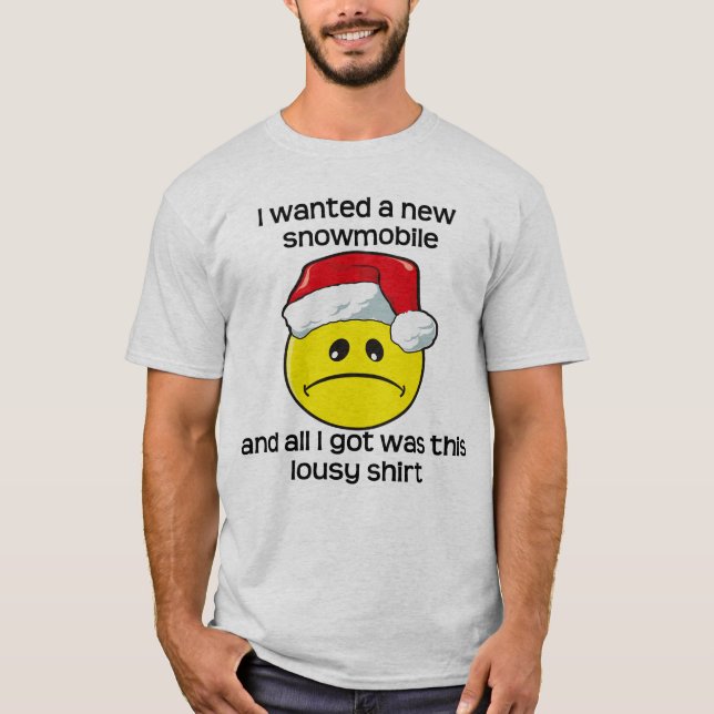 Christmas - Snowmobile T-Shirt (Front)