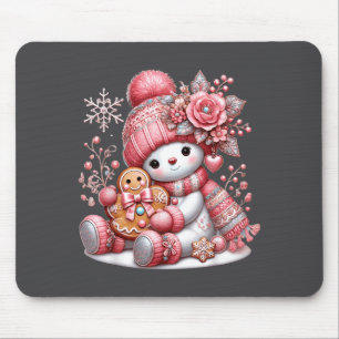 Christmas Snowperson  Mouse Mat