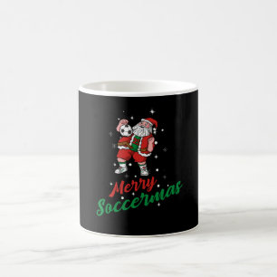 Christmas Soccer Ball Coffee Mug