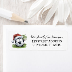 Christmas Soccer Ball Santa Return Address