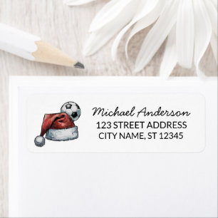 Christmas Soccer Ball Santa Return Address