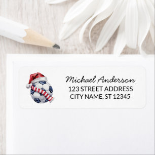 Christmas Soccer Ball Santa Return Address
