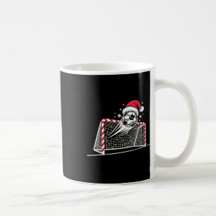Christmas Soccer Goal Ll Lights Santa Xmas Kids Bo Coffee Mug
