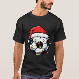 Christmas Soccer Ll Santa Xmas Footll Sport Men Bo T-Shirt