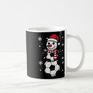 Christmas Soccer Ll Snowman Xmas Footll Boys Kds M Coffee Mug