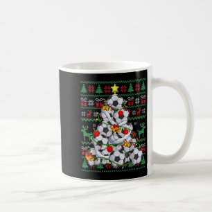 Christmas Soccer Player Srt Lover Santa Hat Xmas P Coffee Mug