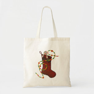 Christmas Sock Monkey Bag