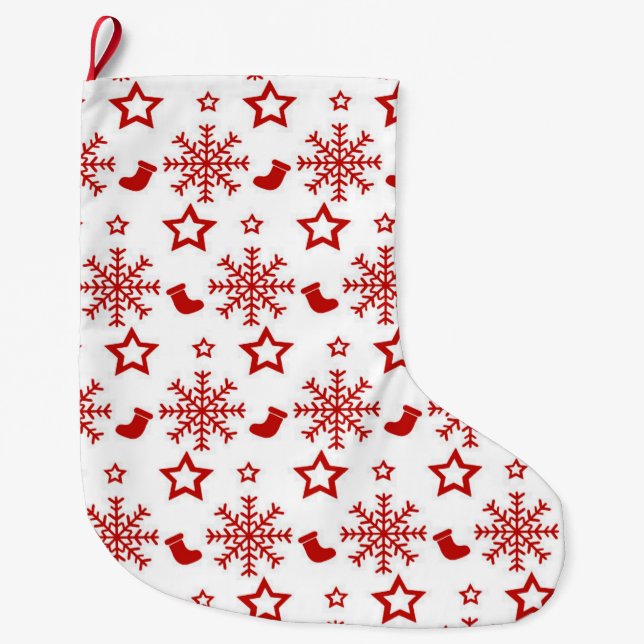 Christmas Socking Large Christmas Stocking (Front)