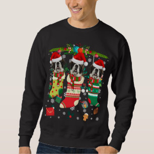 Christmas Socks Pajama Saint Bernard Dog Puppy Lov Sweatshirt