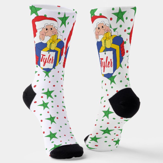 Christmas Socks Santa Lighter (Angled)