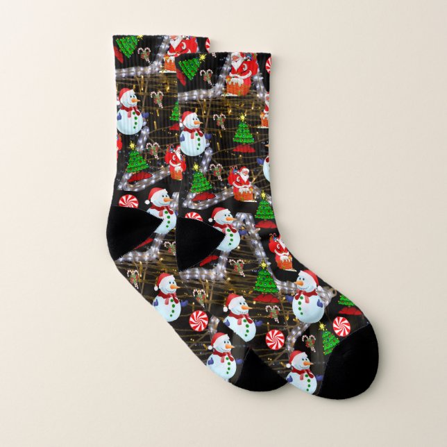Christmas Socks, Snowman Socks (Pair)