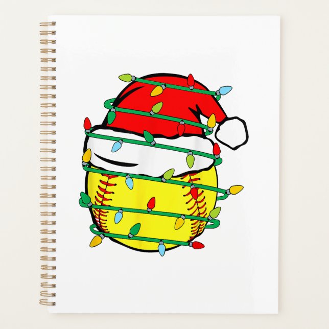 Christmas Softball  Planner (Front)