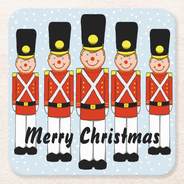 Christmas Soldier Christmas Coasters (Front)