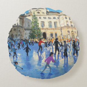 Christmas Somerset House 2013 Round Cushion