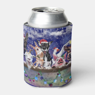 Christmas Song - Animal Party Can Cooler