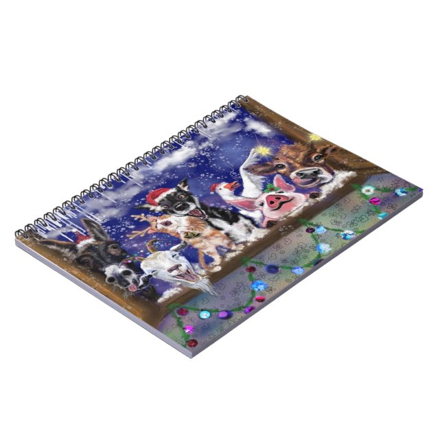 Christmas Song - Animal Party Notebook (Left Side)