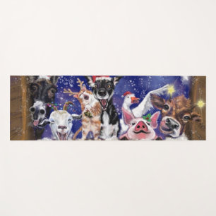 Christmas Song - Animal Party Yoga Mat