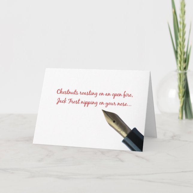 Christmas Song Card (Front)