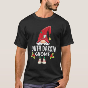 Christmas South Dakota Gnome X Mas Family Matching T-Shirt