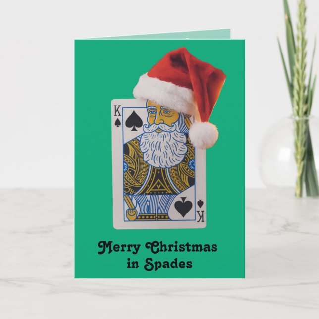  Christmas Spade Card (Front)