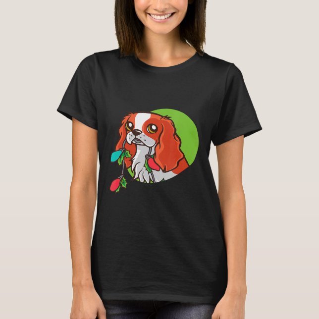 Christmas Spaniel Design - Cute Animal Tees (Front)