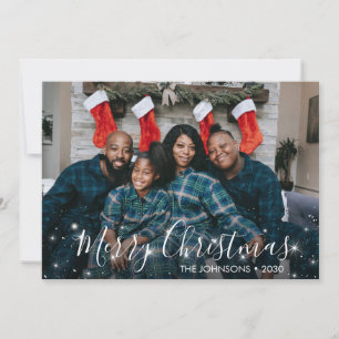 Christmas Sparkle Photo Holiday Card