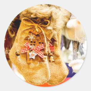 Christmas Special Delivery From Santa  Classic Round Sticker