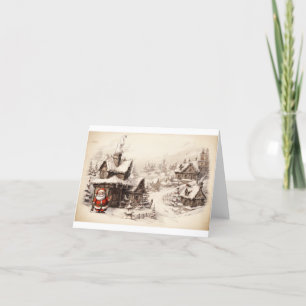 Christmas Special Delivery From Santa Thank You Card