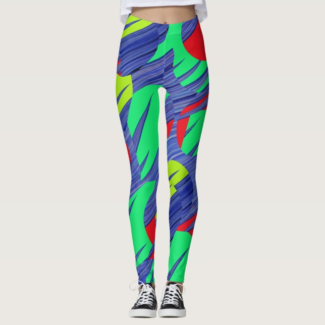 Christmas Special multicolor "Ratti_Creative_Arts Leggings (Front)