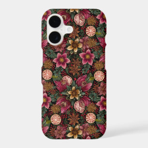 Christmas Spice & Floral Botanical Pattern