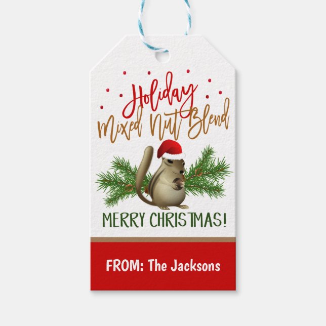 Christmas Spiced Nuts Gift Tag (Front)