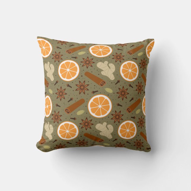 Christmas spices cushion (Front)