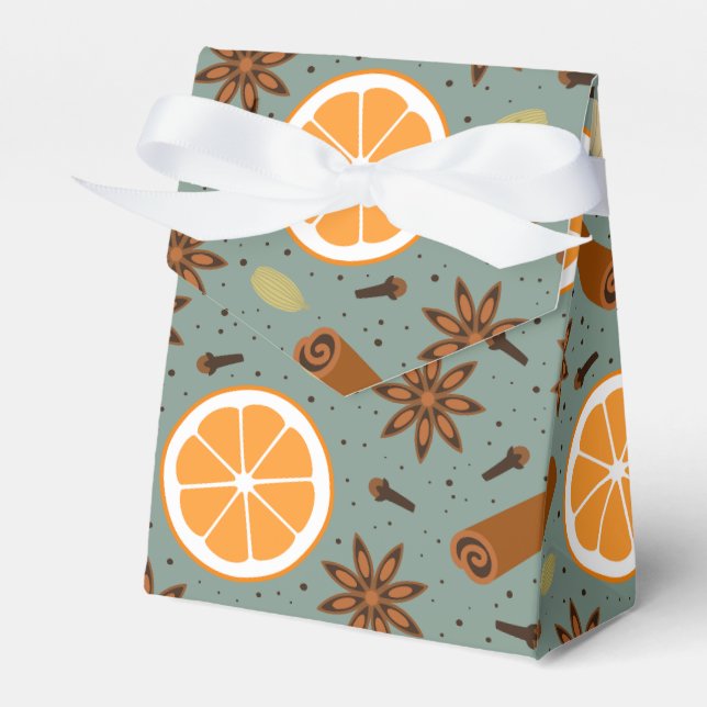 Christmas spices favour box (Front Side)