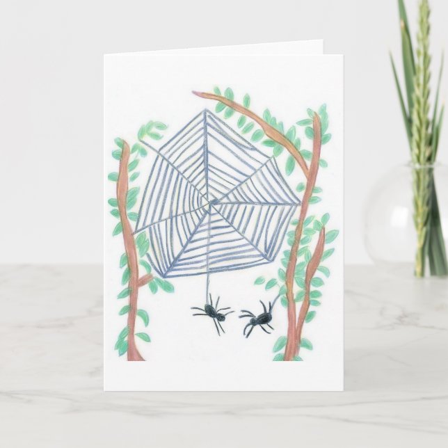 Christmas Spider Holiday Card (Front)