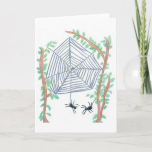 Christmas Spider Holiday Card