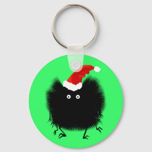 Christmas Spider Keychain