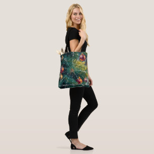 Christmas Spider Tote Bag
