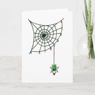 Christmas Spider Web Lights Goth Holiday
