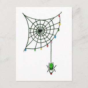 Christmas Spider Web Lights Goth Holiday