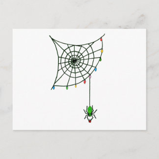 Christmas Spider Web Lights Goth Holiday