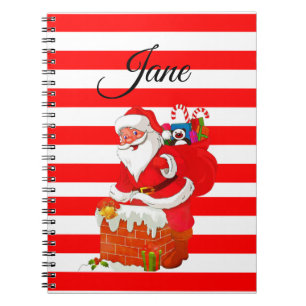 Christmas Spiral Notebook