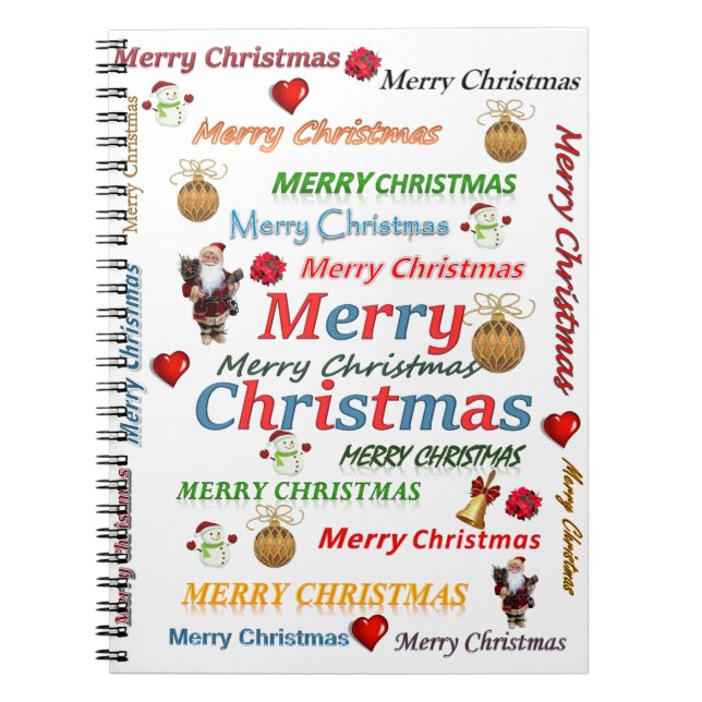 Christmas Spiral Notebook (Front)