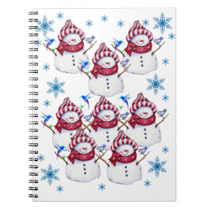 Christmas Spiral Notebook